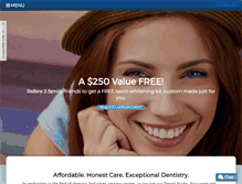 Tablet Screenshot of mydentalcares.com